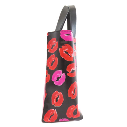 MARNI Museeo Lip Pattern 2WAY Handbag Leather Ladies [Used]