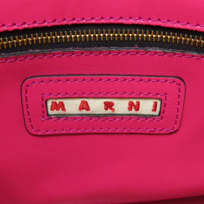MARNI Museeo Lip Pattern 2WAY Handbag Leather Ladies [Used]
