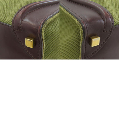 CELINE Luggage micro Handbag Canvas LeatherLadies [Used]
