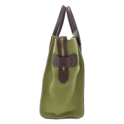 CELINE Luggage micro Handbag Canvas LeatherLadies [Used]