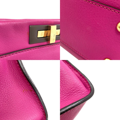 FENDI Peekaboo 2WAY Handbag Calf Ladies [Used]