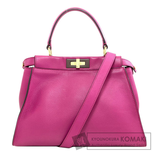 FENDI Peekaboo 2WAY Handbag Calf Ladies [Used]