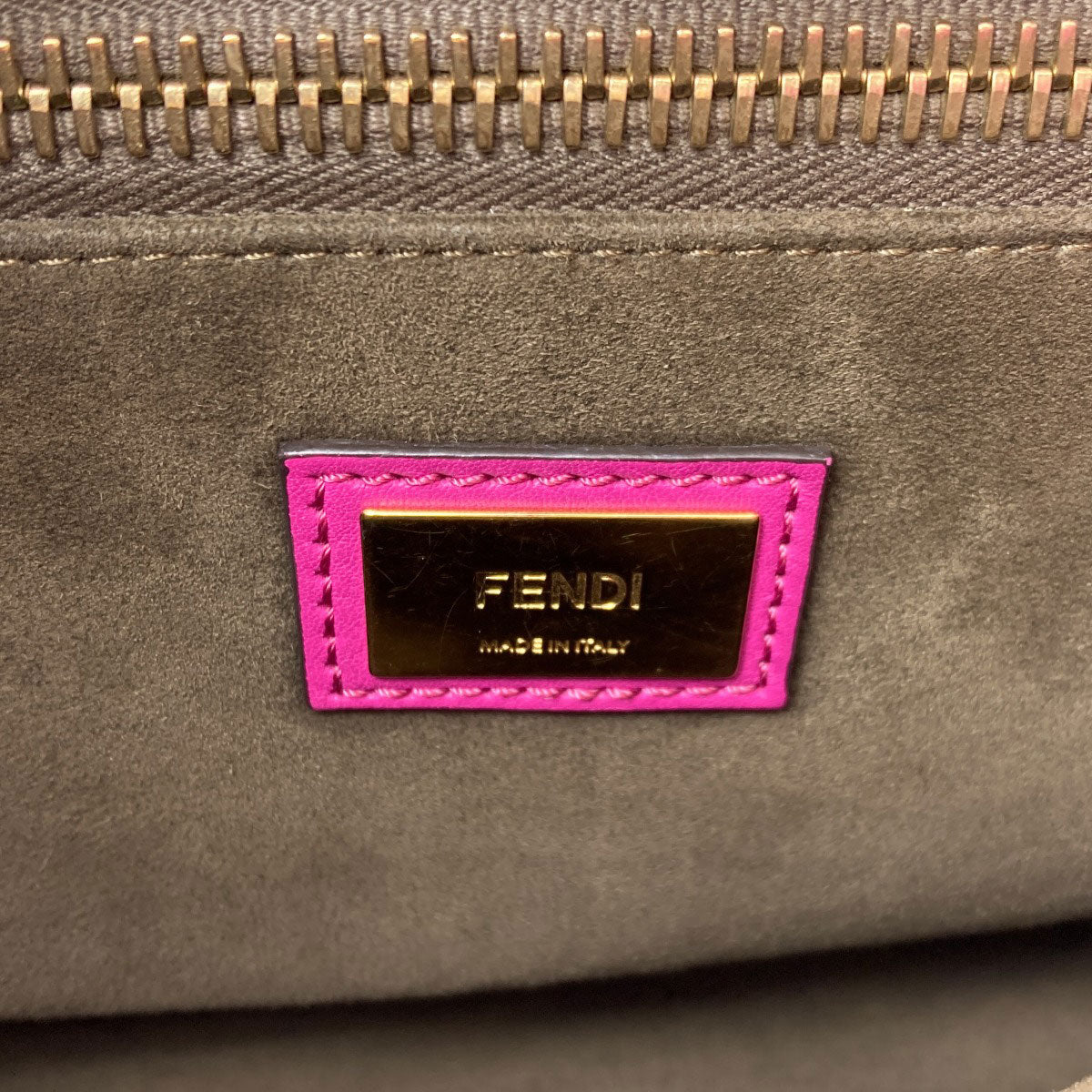 FENDI Peekaboo 2WAY Handbag Calf Ladies [Used]