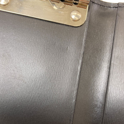 Dunhill logo key holder Leather mens [Used]