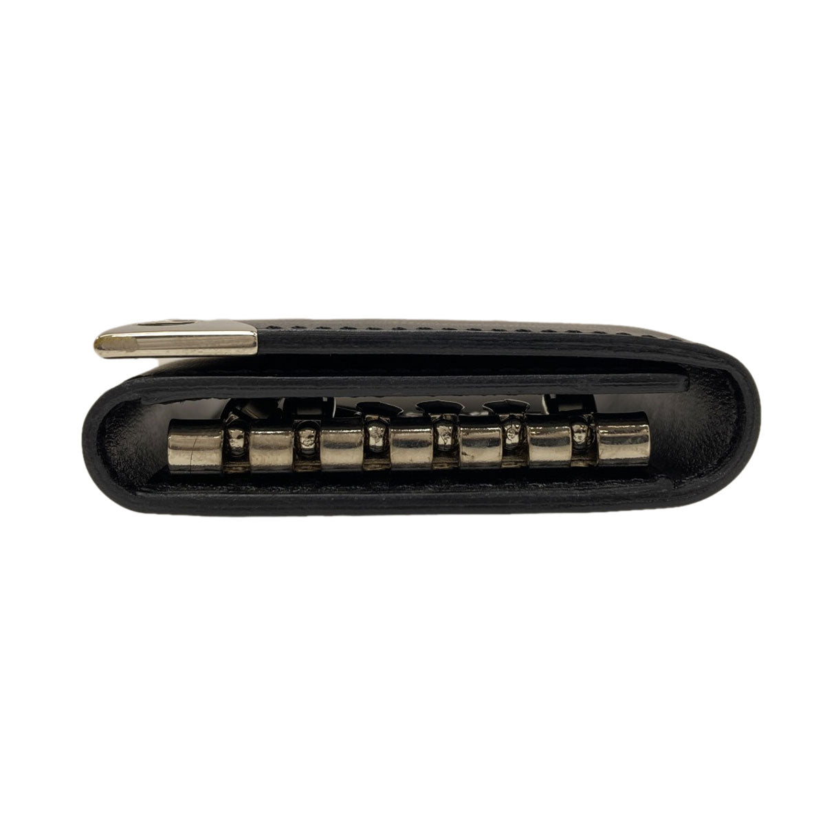 Dunhill logo key holder Leather mens [Used]