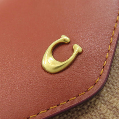 COACH C2329 Signature Bifold Wallet with Coin Pocket PVC LeatherLadies [Used]