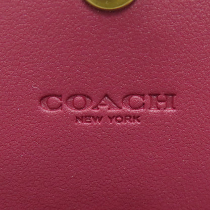 COACH C2329 Signature Bifold Wallet with Coin Pocket PVC LeatherLadies [Used]