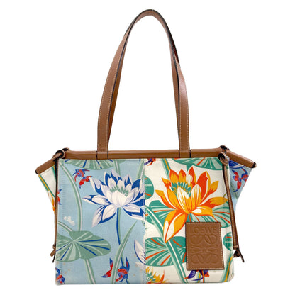 LOEWE Paula's Ibiza Cushion Tote Tote Bag Canvas LeatherLadies [Used]