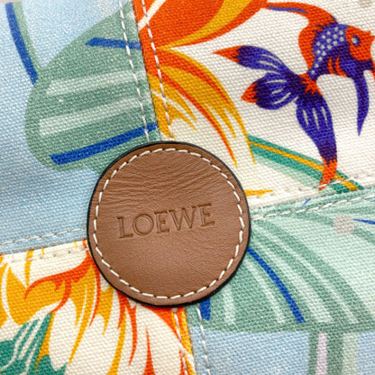 LOEWE Paula's Ibiza Cushion Tote Tote Bag Canvas LeatherLadies [Used]
