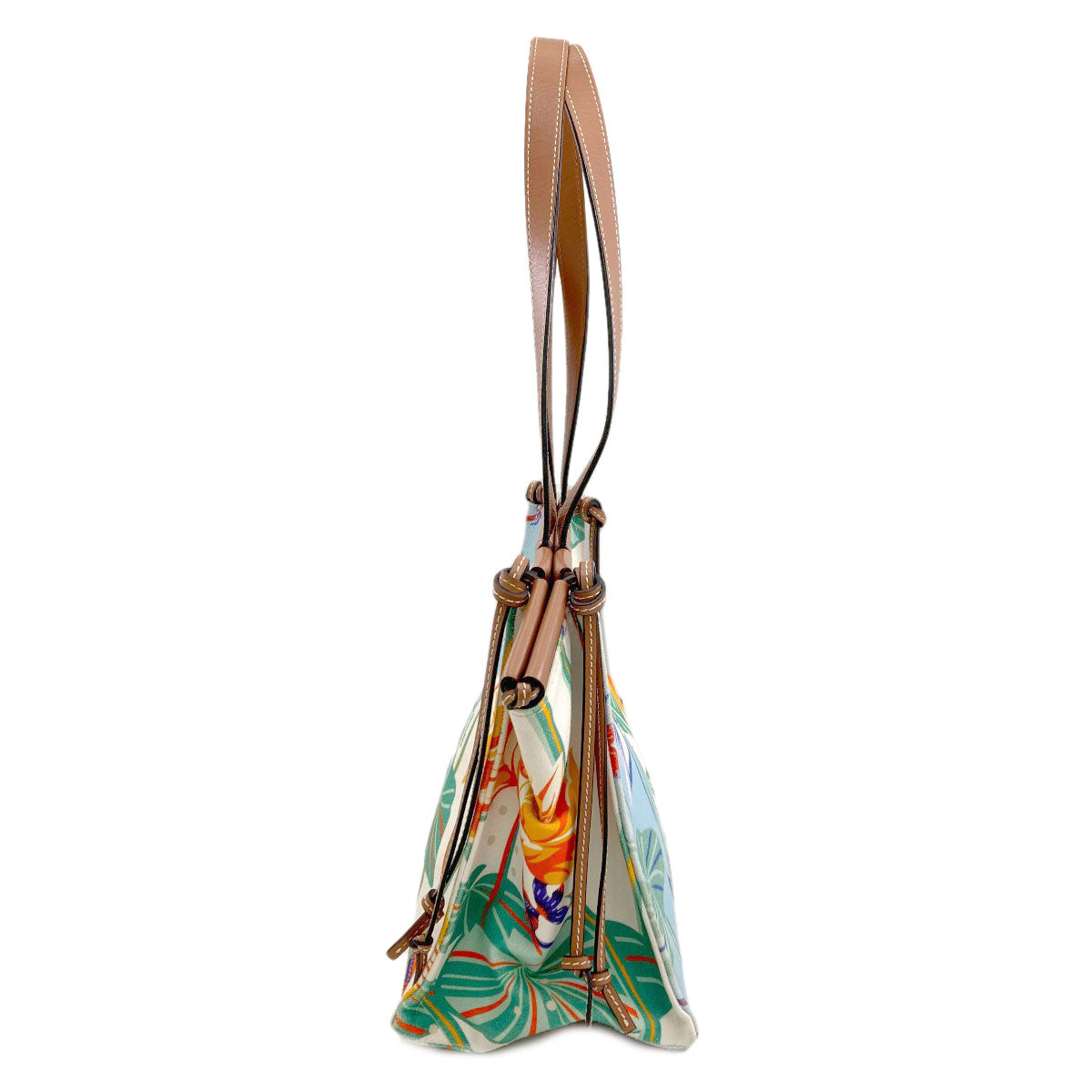 LOEWE Paula's Ibiza Cushion Tote Tote Bag Canvas LeatherLadies [Used]