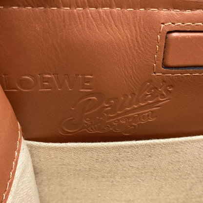 LOEWE Paula's Ibiza Cushion Tote Tote Bag Canvas LeatherLadies [Used]