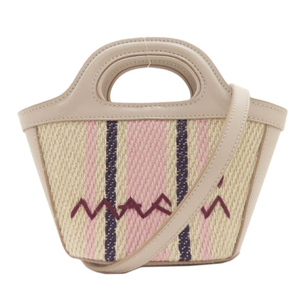 MARNI Tropicalia 2WAY Handbag Leather CottonLadies [Used]