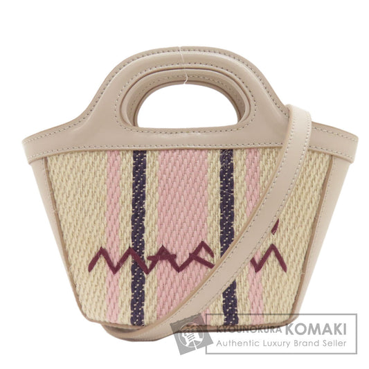 MARNI Tropicalia 2WAY Handbag Leather CottonLadies [Used]