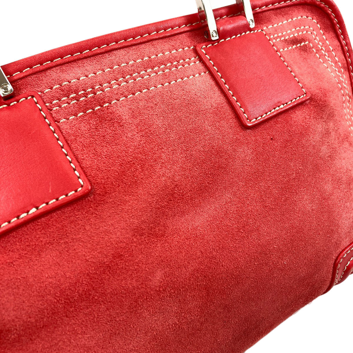 LOEWE Amazona Handbag Suede Ladies [Used]
