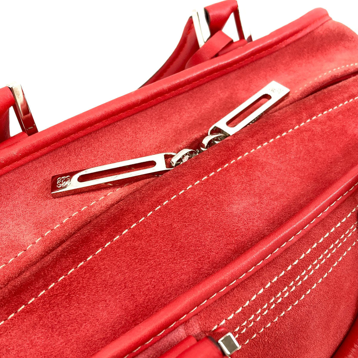 LOEWE Amazona Handbag Suede Ladies [Used]