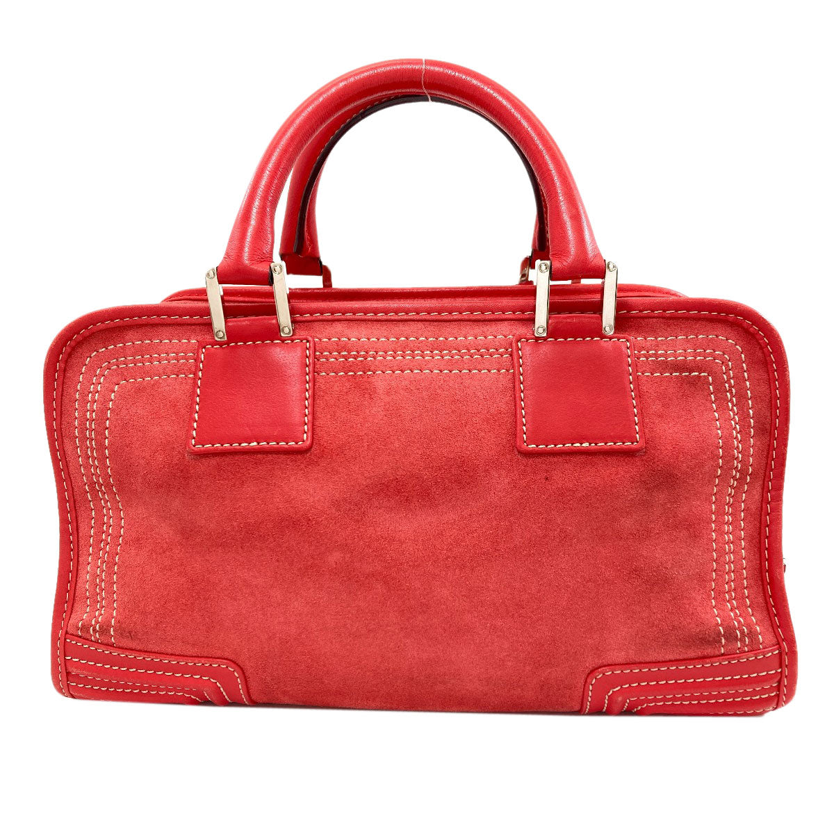 LOEWE Amazona Handbag Suede Ladies [Used]
