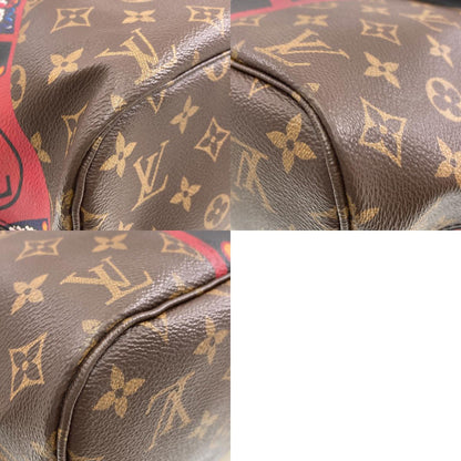 LOUIS VUITTON M43499 Neverfull MM Kansai Yamamoto Collaboration Daruma Kabuki Tote Bag Monogram canvas Ladies [Used]