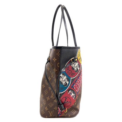 LOUIS VUITTON M43499 Neverfull MM Kansai Yamamoto Collaboration Daruma Kabuki Tote Bag Monogram canvas Ladies [Used]