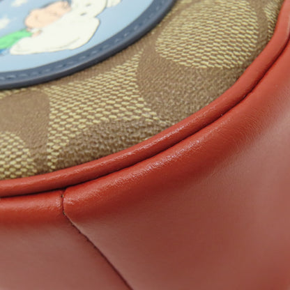 COACH CE848 Teri Peanuts collaboration 2WAY Tote Bag PVC Ladies [Used]