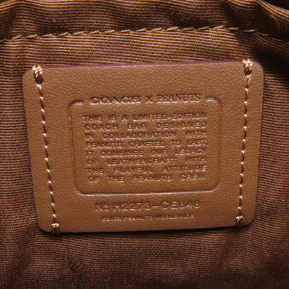 COACH CE848 Teri Peanuts collaboration 2WAY Tote Bag PVC Ladies [Used]