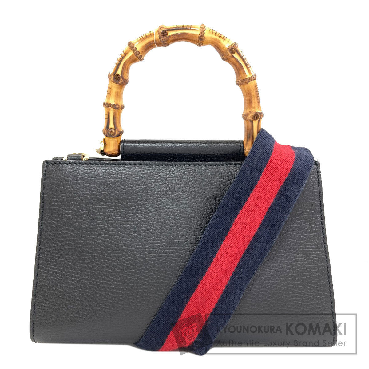 GUCCI 470271 Nimfair Bamboo 2WAY Handbag Calf Ladies [Used]