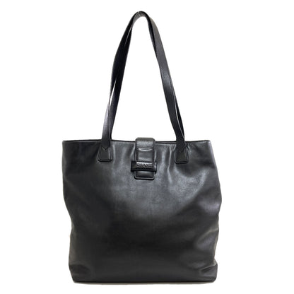CHANEL logo Tote Bag Calf Ladies [Used]