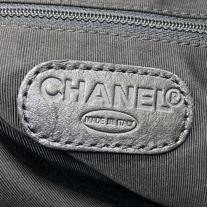 CHANEL logo Tote Bag Calf Ladies [Used]