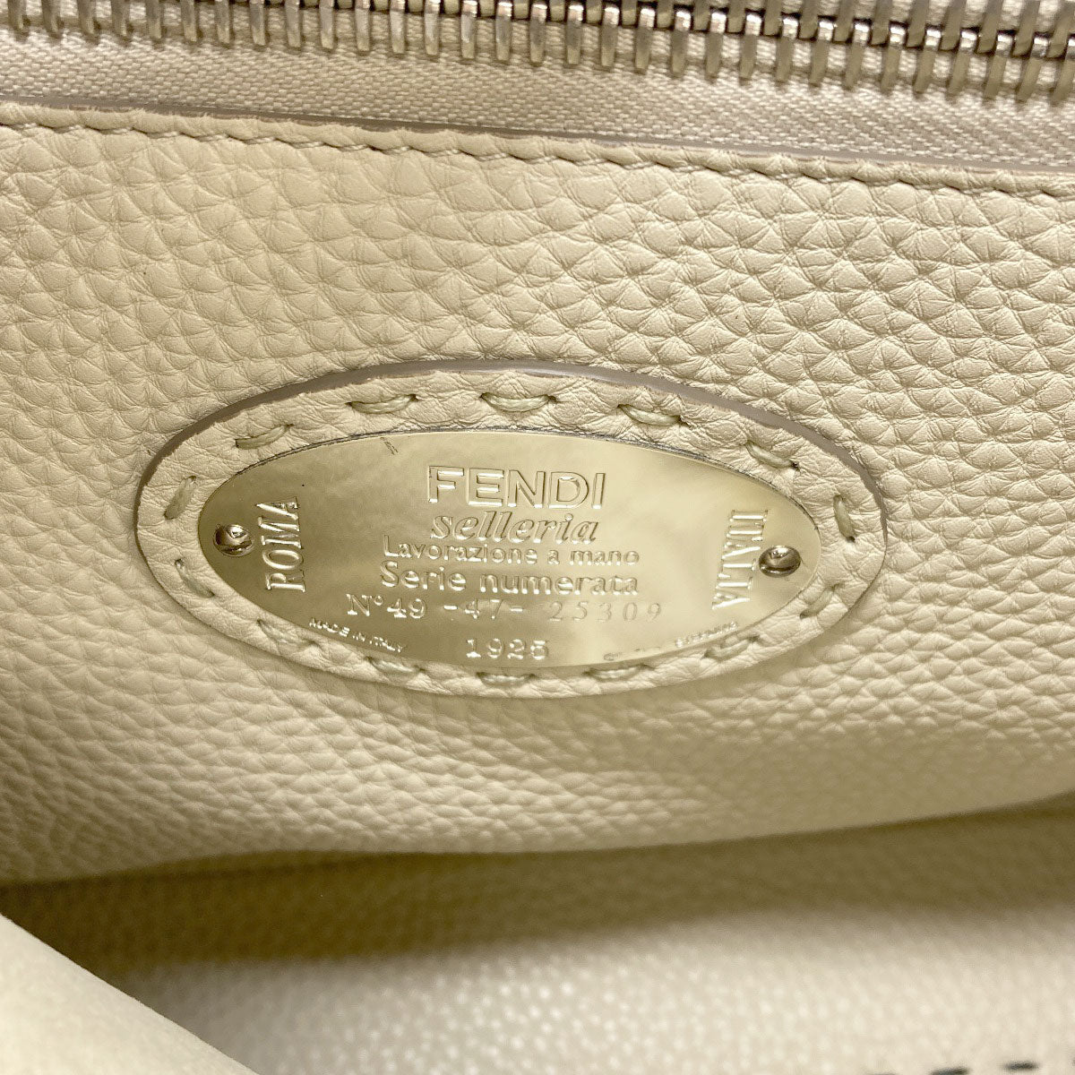 FENDI Peekaboo Medium Selleria 2WAY Handbag Calf Ladies [Used]