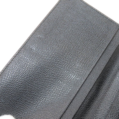 BVLGARI logo Long wallet (no coin pocket) Leather Ladies [Used]