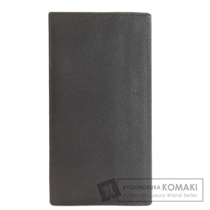 BVLGARI logo Long wallet (no coin pocket) Leather Ladies [Used]