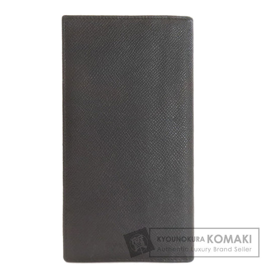BVLGARI logo Long wallet (no coin pocket) Leather Ladies [Used]