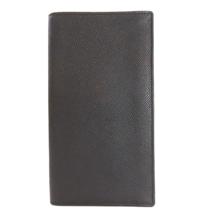 BVLGARI logo Long wallet (no coin pocket) Leather Ladies [Used]