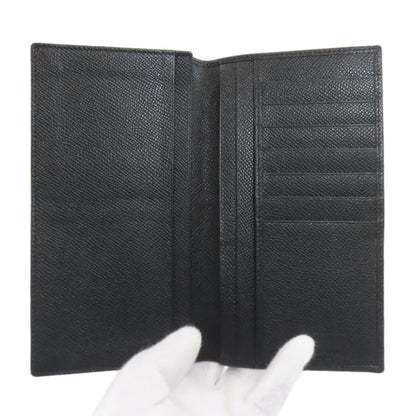 BVLGARI logo Long wallet (no coin pocket) Leather Ladies [Used]