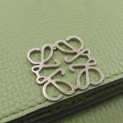 LOEWE Anagram Trifold Wallet Bifold Wallet with Coin Pocket Leather Ladies [Used]
