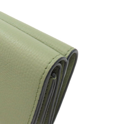 LOEWE Anagram Trifold Wallet Bifold Wallet with Coin Pocket Leather Ladies [Used]