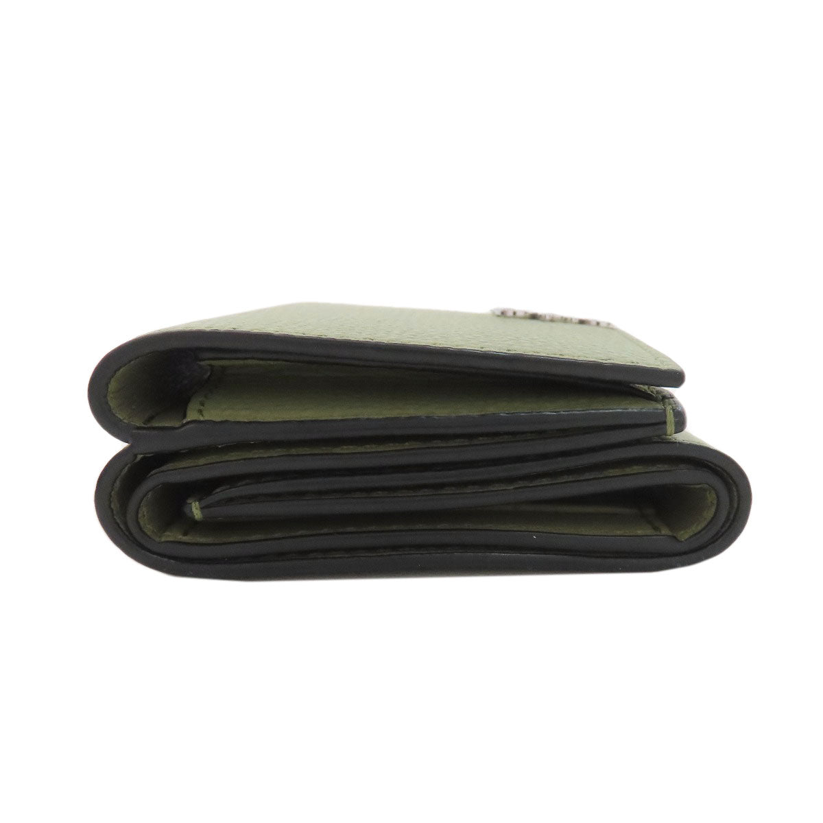 LOEWE Anagram Trifold Wallet Bifold Wallet with Coin Pocket Leather Ladies [Used]