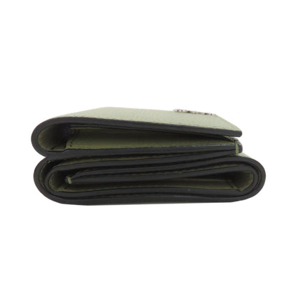 LOEWE Anagram Trifold Wallet Bifold Wallet with Coin Pocket Leather Ladies [Used]