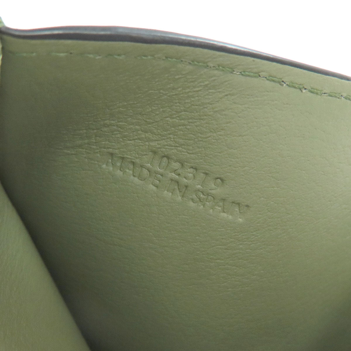 LOEWE Anagram Trifold Wallet Bifold Wallet with Coin Pocket Leather Ladies [Used]