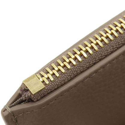 BALLY logo Bifold Wallet with Coin Pocket Leather Ladies [Used]