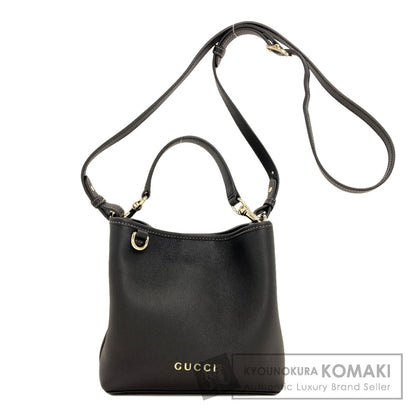 GUCCI 815118 Long Shoulder Small Bucket Bag (2-Way) Shoulder Bag Calf Ladies [Used]