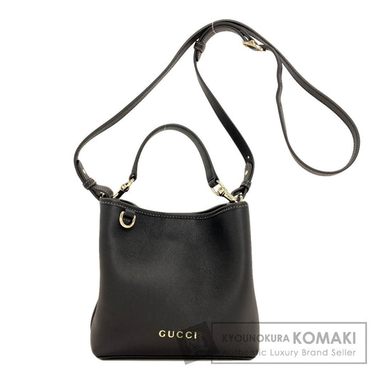 GUCCI 815118 Long Shoulder Small Bucket Bag (2-Way) Shoulder Bag Calf Ladies [Used]