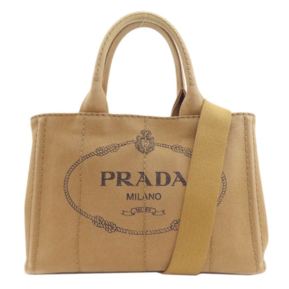 PRADA Canapa mini 2 WAY Handbag Canvas Ladies [Used]