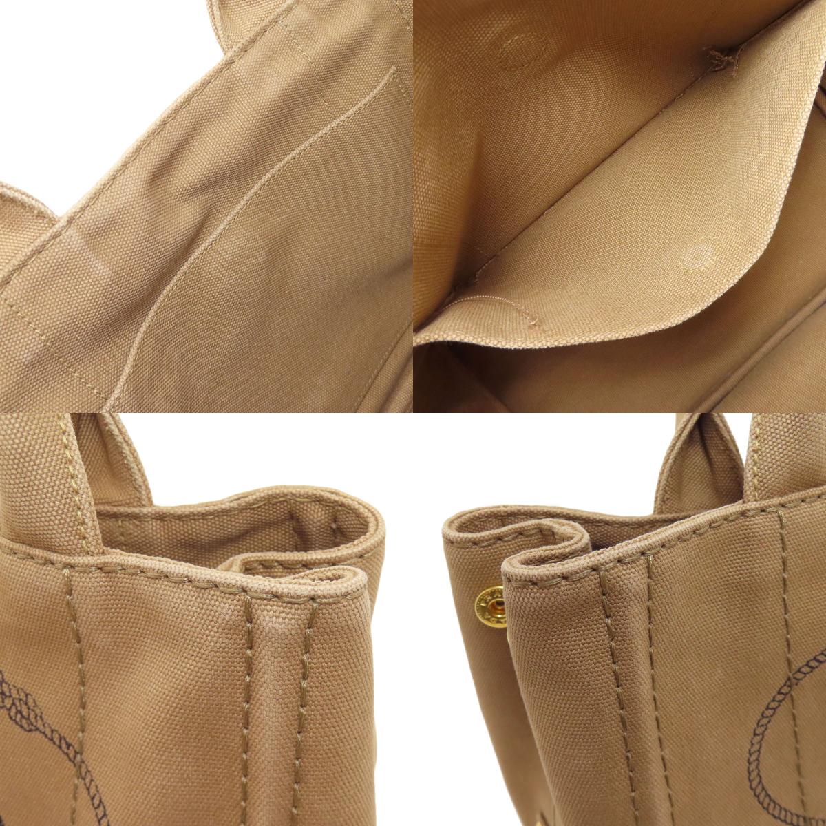 PRADA Canapa mini 2 WAY Handbag Canvas Ladies [Used]