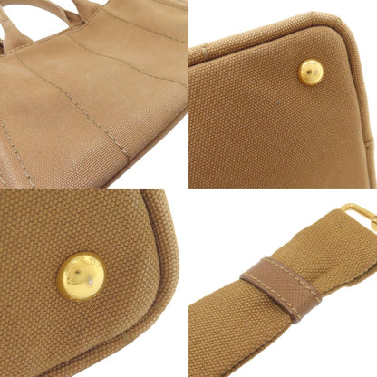 PRADA Canapa mini 2 WAY Handbag Canvas Ladies [Used]
