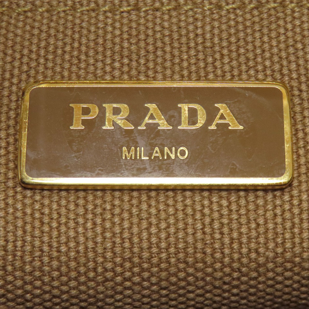 PRADA Canapa mini 2 WAY Handbag Canvas Ladies [Used]