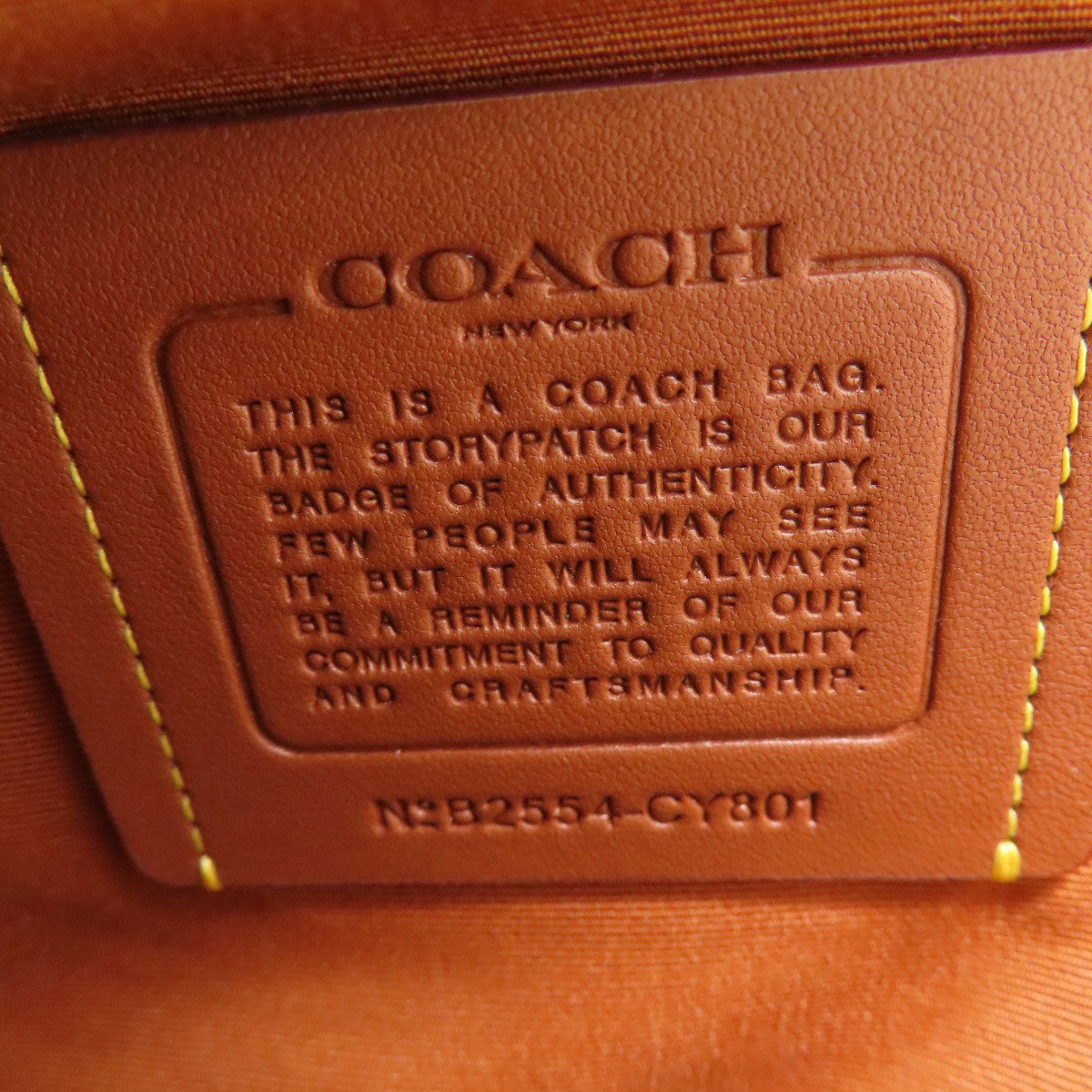 COACH CY801 Dominic Sling Pack Signature body bag PVC LeatherLadies [Used]
