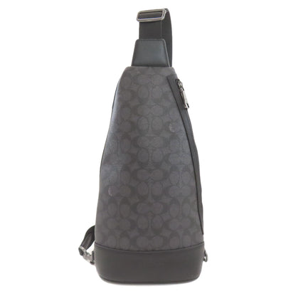 COACH CY801 Dominic Sling Signature body bag PVC Ladies [Used]