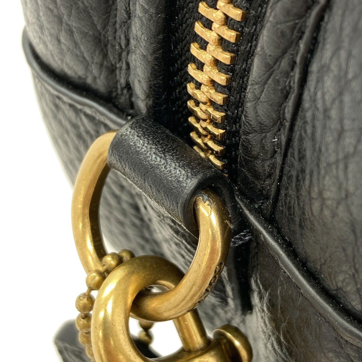 COACH C5809 Camera bag Shoulder Bag Leather Ladies [Used]