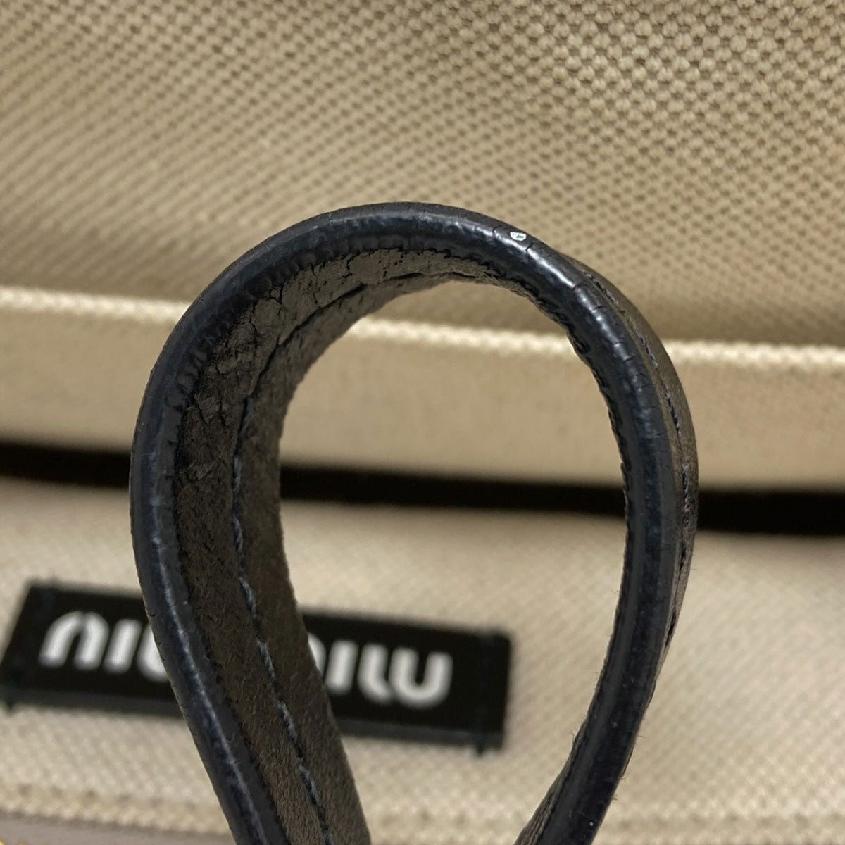 MIUMIU Everywear Japan Exclusive 2-Way Handbag Canvas Ladies [Used]
