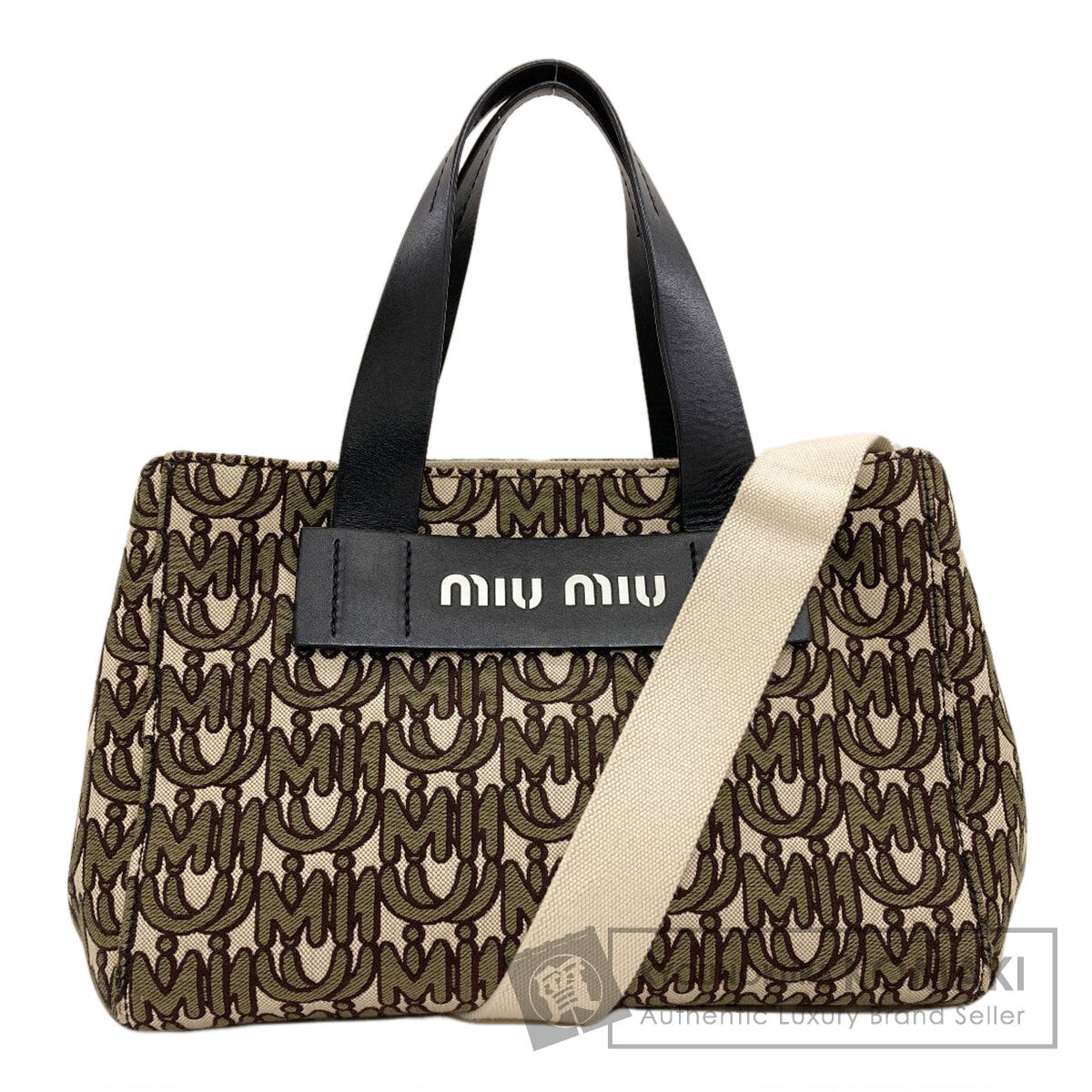 MIUMIU Everywear Japan Exclusive 2-Way Handbag Canvas Ladies [Used]